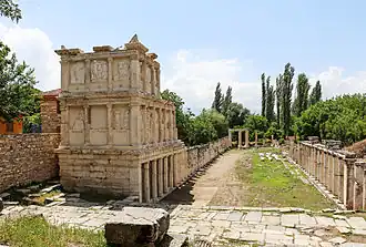 Le Sebasteion d'Aphrodisias, temple dédié à Auguste.