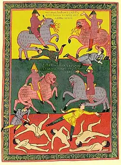 Les chevaux à têtes de lions.