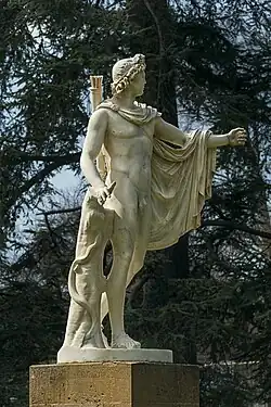 L'Apollon du Belvédère, par Jean-François Lorta (1787).