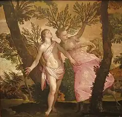 Paul Véronèse&nbsp;: Apollon et Daphné, 1560–65