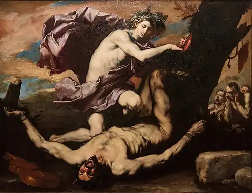 Le Supplice de Marsyas, 1637, musée de Capodimonte, Naples