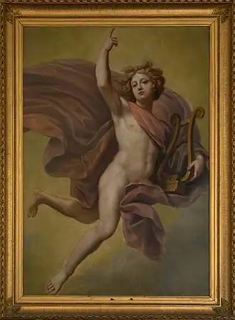 Apollon dans les nuées, par Pierre Mignard, coll. Musée de Dinan