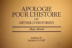 Image illustrative de l’article Apologie pour l'histoire ou Métier d'historien