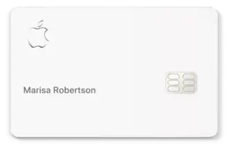 Une Apple Card.