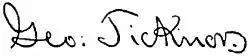 signature de George Ticknor