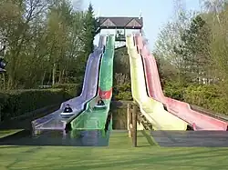 Aquachute à Walibi Schtroumpf