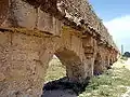 Détail de l'aqueduc au sud de Mohamedia.