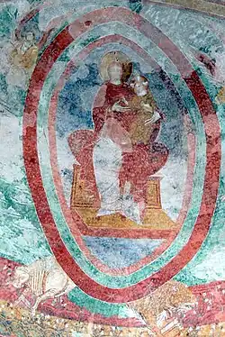 Vierge à l'enfant intronisée