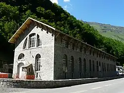 La centrale hydroélectrique d'Éget-Cité.