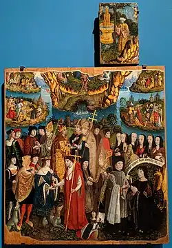 Arbre portant fruit d’éternelle vie (Puy de 1499), 1500, Amiens, Musée de Picardie.