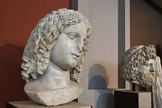 Portrait supposé d'Alexandre le Grand (vers 175-200 après J.-C.).