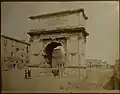 Arc de Titus à Rome, 19 mars 1880.