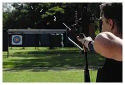 Montage présentant les contraintes sur la flèche.