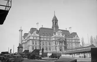 Hôtel de ville en 1937.
