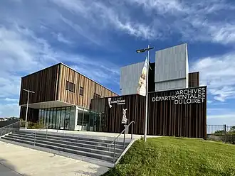 Le Pavillon Culture qui abrite les archives départementales du Loiret à Orléans