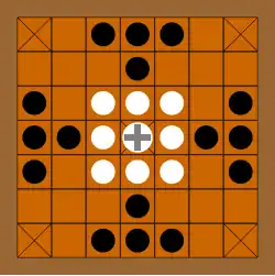 Ard-Ri sur un tablier de 7x7 cases