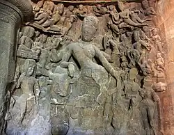 H. Shiva Ardhanari, androgyne, la double nature (homme et femme) de Shiva.