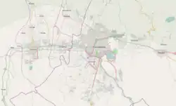 Tiquipaya dans l'aire métropolitaine de Cochabamba.