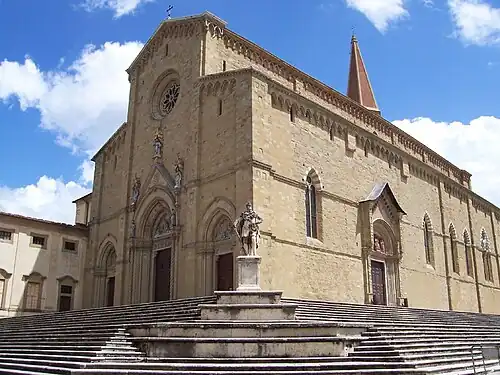 La cathédrale San Donato (Arezzo).
