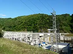 Le poste de transformation électrique.