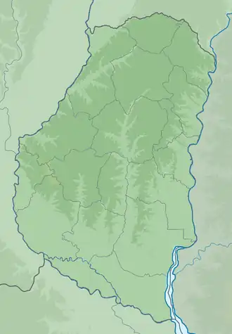 Voir sur la carte topographique de Entre Ríos