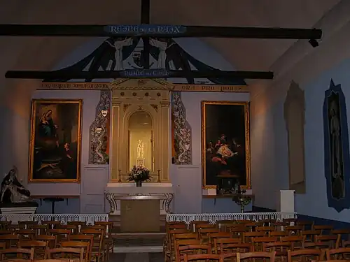 Intérieur de la chapelle en 2005.