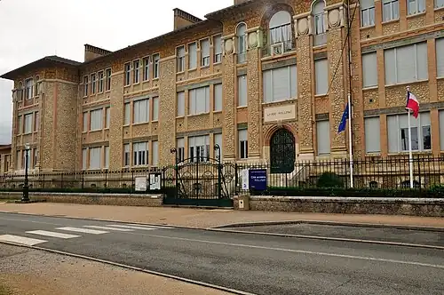Le lycée Rollinat d'Argenton-sur-Creuse en 2012.