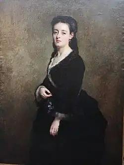 Portrait de 3/4 de Jeune Femme (1872)