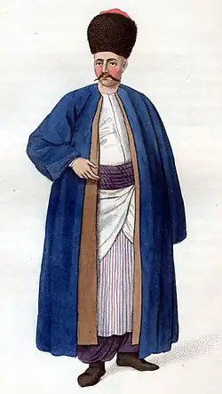 Caftan arménien en 1779.