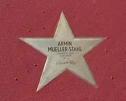 Étoile d'Armin Mueller-Stahl.