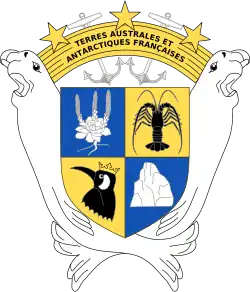 Blason de Terres australes et antarctiques françaises