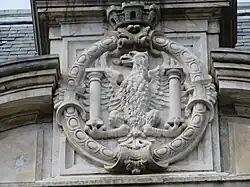 Fronton du Palais de justice de Besançon.