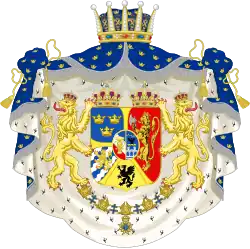 Armoiries du prince Guillaume de 1884 à 1905.