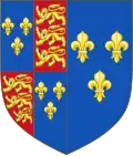 Blason de Catherine de Valois.