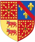 Blason 1572-1589Maison de Bourbon