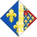 Armoiries de Marie d'Anjou, reine de France