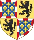 Blason des comtes de Nevers et de Rethel de la maison de Valois-Bourgogne
