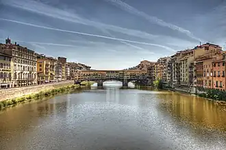 Ponte Vecchio à Florence (XIVe&nbsp;siècle).