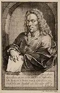 Portrait d'Arnold Houbraken (1660-1719, le père du graveur)