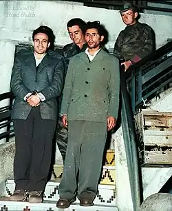 Larbi Ben M'Hidi et Brahim chergui en 1957