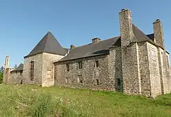 L'arrière du manoir.