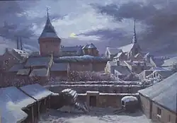 Arsène Lefeuvre (Sille le Guillaume - Château du XVe siècle)Style Lefeuvre - circa 1880