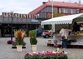Le centre commercial Årsta centrum.
