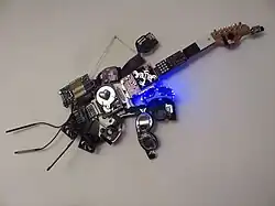 Art-Rock-Electronic-Guitar DMC-12 (Back to the Future), art amateur.