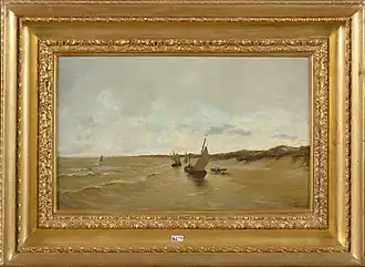 Bateaux en bord de mer.