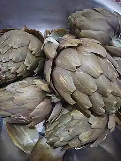 Artichauts bouillis.