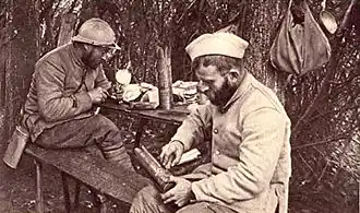 Artisanat de tranchée.