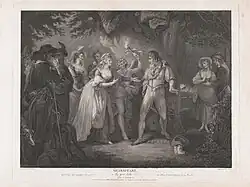 As You Like It, Acte 5, Scène 4, d'après William Hamilton (1792, Metropolitan Museum of Art).