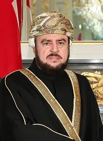 OmanAsa'ad bin Tariq bin Taimur al Said, représentant personnel du sultan