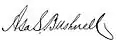 Signature de Asa S. Bushnell